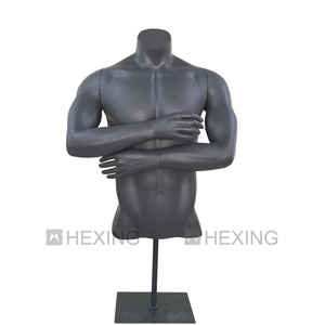 Maniquí de torso masculino usado, medio cuerpo superior - Product Image 1