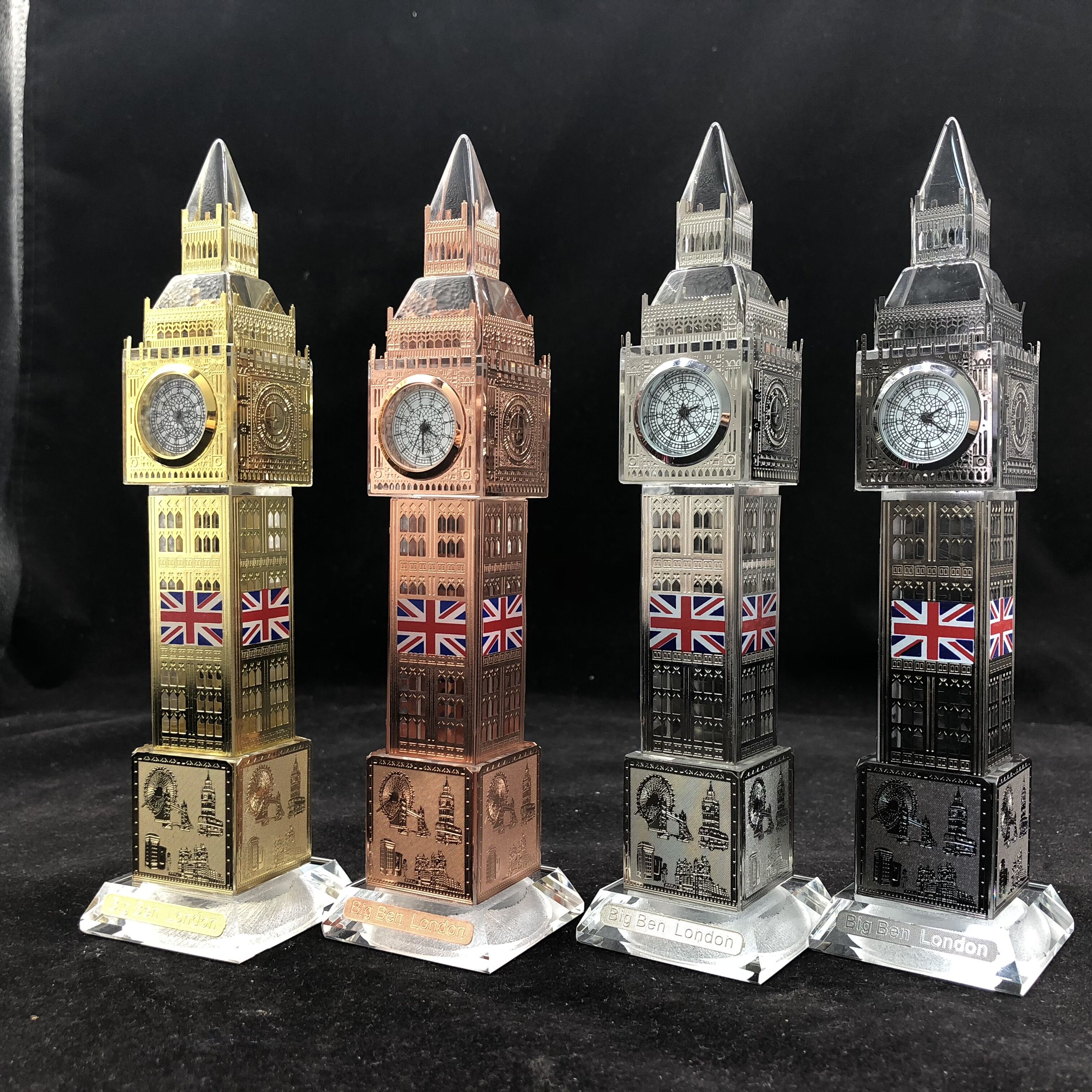 London Crystal Big Ben Clock Souvenirs – Elegant Gift for Home
