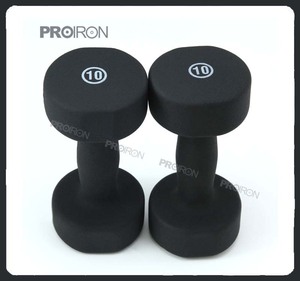 Black colorful Wholesale Neoprene dumbbell weight set for selling - Product Image 3