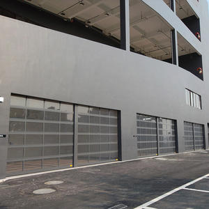 Bas Prix Télécommande D'automobile 4S Magasins Sectionnel Portes de <span class=keywords><strong>Garage</strong></span> En Verre Automatique Extérieure Composite Fini - Product Image 1