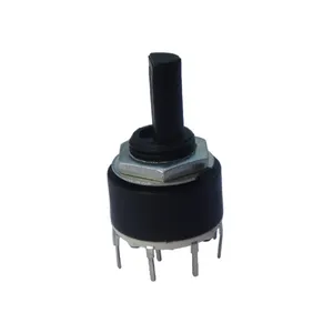 16mm rotary switch SR16A 8 position fan speed control 6 position 3 position rotary switch selector switch