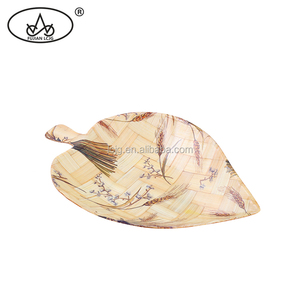 Alta calidad al por mayor <span class=keywords><strong>de</strong></span> madera fina comedor placas hoja <span class=keywords><strong>de</strong></span> plátano platos - Product Image 4