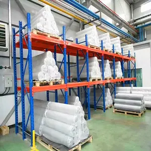 ISO CE corrosion protection medium duty steel fabric roll shelf racks with ISO CE certificate