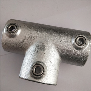 104E 60mm Long <strong>Tee</strong> Key Clamp Pipe Fittings for Guard <strong>bar</strong> - Product Image 3