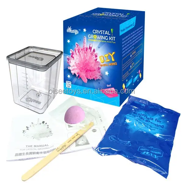 DIY discovery science toys crystal growing flower kit