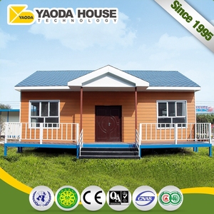 Casa prefabricada de acero ligero para <span class=keywords><strong>playa</strong></span>, casa prefabricada con estructura de acero, jardín Cebu filipino, Villa de verano - Product Image 5