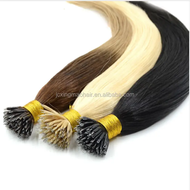Extensiones de cabello humano remy, venta al por mayor de fábrica, preunión de cabello blanco y plateado, itip/utip/vtip/punta plana/nano ring
