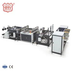 Baihao 2021 Full Automatic Linkage Double Lines Roll Food Packing Bags Making Machine