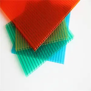 16mm/18mm/25mm triple wall plastic polycarbonate hollow honeycomb sheet