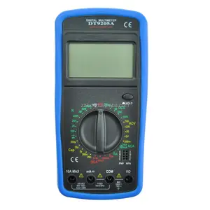 Low Price Digital Multimeter DT9205A LCD Digital MultimeterためDiode Testing / Transistor hFE Measuring Function