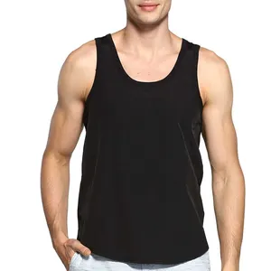 Zwarte Vlakte Custom Mens Gym Singlet