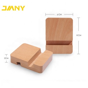 ผู้ผลิตจีนราคาถูกแฮนด์เมดช้างไม้สมาร์ทโฟนยืนผู้ถือโทรศัพท์มือถือ - Product Image 2