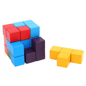 Di <span class=keywords><strong>legno</strong></span> Giocattolo Educativo Montessori Giocattoli di <span class=keywords><strong>Legno</strong></span> Soma Cubi Puzzle Di <span class=keywords><strong>Legno</strong></span> Box - Product Image 4