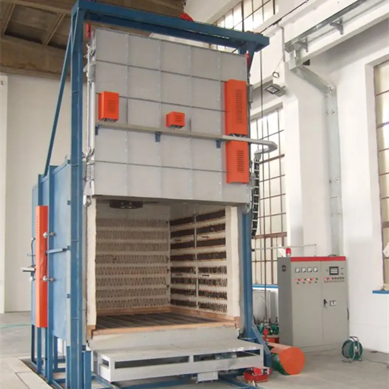 trolley type annealing furnace for heavy castings and steel parts