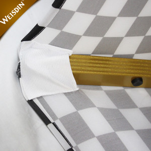 bán buôn trắng và màu đen kẻ sọc <span class=keywords><strong>lycra</strong></span> đàn hồi spandex in ghế bìa cho bữa tiệc ghế - Product Image 6