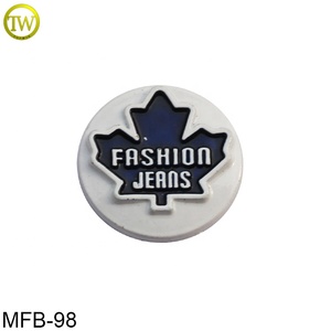 Boutons <span class=keywords><strong>pression</strong></span> en métal denim plaqué argent de créateur Boutons rivets en métal jeans - Product Image 5
