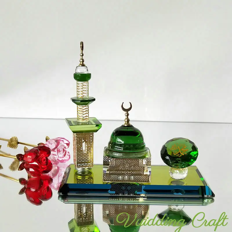 Di cristallo Islamico Modello Ufficio Set Per La Cerimonia Nuziale Decorazione Del Partito