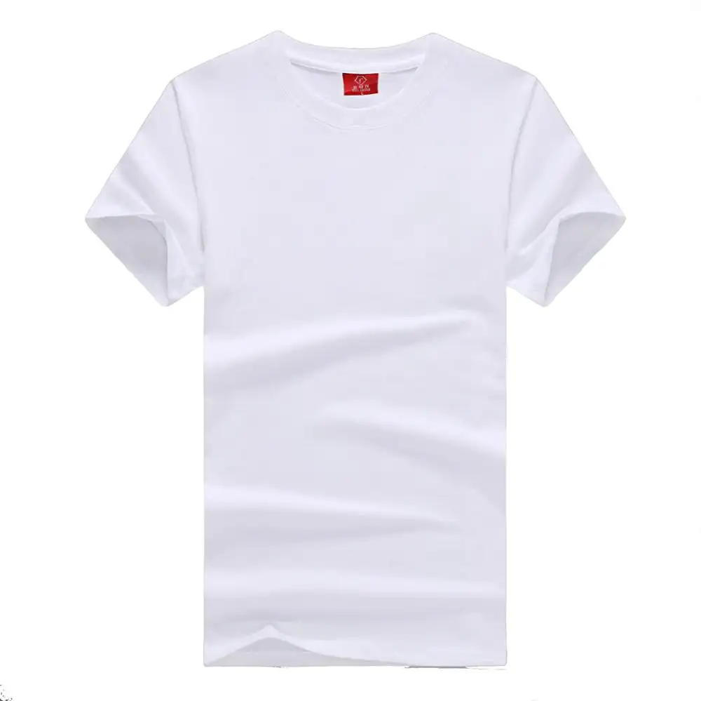 Camiseta blanca lisa de algodón 100% algodón con logo oem, camisa personalizada para campaña de elección, SML 0,99 USD a 5xl, talla grande 145gsm 160gsm