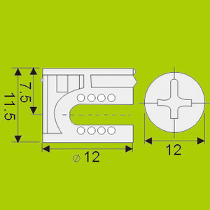 Serratura a Camma Eccentrica a Prezzo Conveniente per Collegamento <span class=keywords><strong>Mobili</strong></span> - Product Image 2