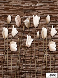 Alta calidad Magnífica apagón sombra 3D de impresión de tela de flores - Product Image 1