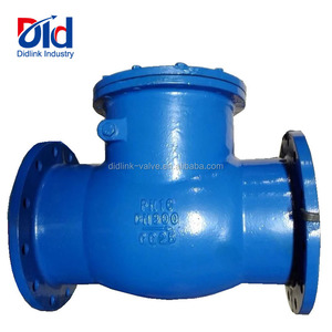 Valvola di ritegno manuale in ghisa DN100 PN16 GG25 flangiata a farfalla per acqua sanitaria - Product Image 5