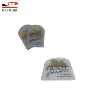 Corte ultrasónico de prensa de calor estándar de diseño adhesivo personalizado volver parche tejido - Product Image 4