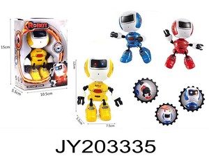 Mới có thể sạc lại mini Kim Loại Robot đồ chơi Diecast nói chuyện robot với đèn nhấp nháy đầy màu sắc và âm thanh mát mẻ lặp đi lặp lại những gì bạn nói - Product Image 3