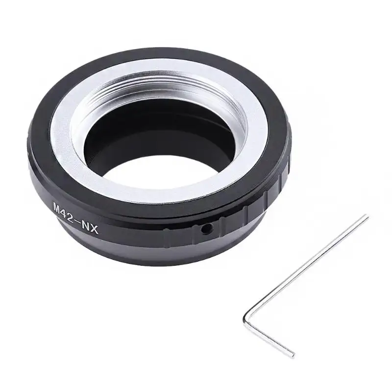 M42-NX de alta precisión ajustable para lente de cámara, lente de rosca M42 a montaje NX, anillo adaptador para Samsung, envío gratis