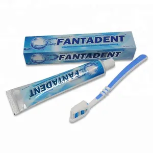 Özel etiket ucuz florür arapça diş macunu ve diş fırçası paketi sakız koruma diş beyazlatma diş macunu
