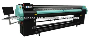 3,2 m alta resolución UV rollo a imagen superior del rodillo de la máquina de impresión cruzando la película de la laminación