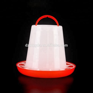<span class=keywords><strong>Mangeoire</strong></span> en plastique rouge 1.5kg pour bébé poulet <span class=keywords><strong>poule</strong></span> volaille - Product Image 2