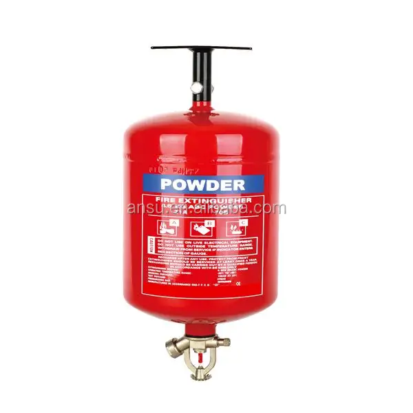 Matamoscas automático tipo abc para el techo, sistema de control de incendios de 15L, 10L, 6kg, 9kg, 12kg