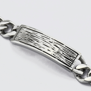Br20 — bracelet chaîne pour <span class=keywords><strong>homme</strong></span> en acier inoxydable, nouveau Design, style rétro, bmark, <span class=keywords><strong>gravé</strong></span>, bijoux, vente en gros - Product Image 2