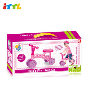 Nuovo <span class=keywords><strong>giro</strong></span> di 4 ruote sull'auto giocattolo di plastica per bambini - Product Image 2