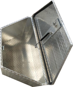 Custom-Welded <strong>Metal</strong> Aluminum Tool Trailer Tongue Box Durable Aluminum Truck <strong>Toolbox</strong> - Product Image 6