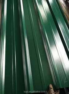 Motif décoratif en métal ondulé pré-peint zinc tôle d'acier en aluminium