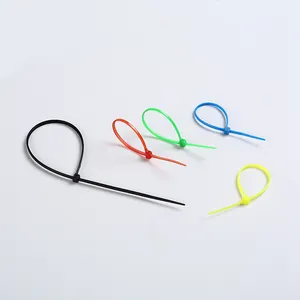 High grade ZDS-3.6*100 soft cable nylon tie adjustable nylon cable tie, kabelbinder