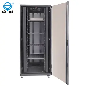 מתלה 19 ''שרת בבית diy אלקטרוני 22u עם גלגלים, מתלה gabinete comunicaciones