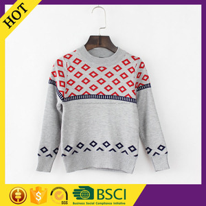 rumano para 2015 V llevó a rayas espira esposas rebeca suéter camisas tejer - Product Image 2