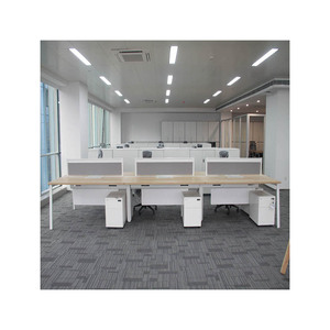 2025 Bán Hàng Nóng Acoustic Nhôm Kênh Phân Vùng Văn Phòng Máy Trạm E0 Cấp Melamine Hội Đồng Quản Trị Và Có Thể Điều Chỉnh Kim Loại Hỗ Trợ Chân - Product Image 2