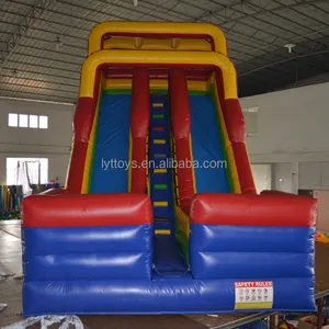 Tobogán inflable de doble carril, Tobogán hinchable comercial, fabricante de fábrica