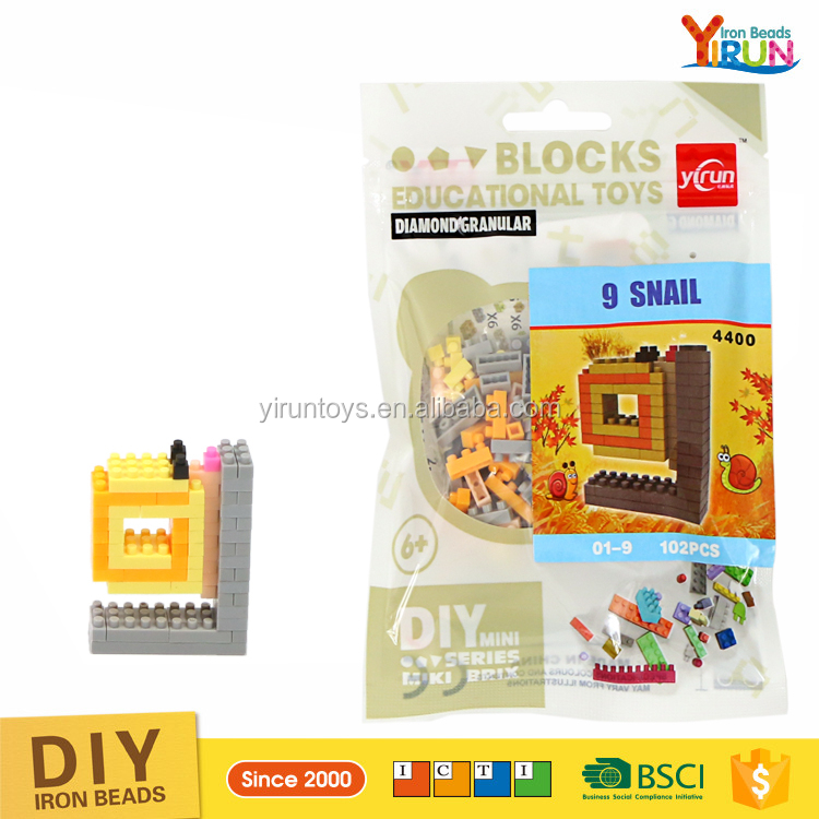 Детские игрушки 3D Пазлы мини цифра кирпич шт Nano Building Block цифры