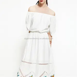 Сексуальная одежда для женщин машина платье миди с вышивкой женские последняя летняя пляжная юбка для вечеринки STb-03 2023