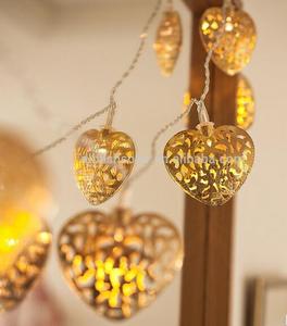 Dây Đèn Led Hình Trái Tim, Bằng Kim Loại, Dùng Năng Lượng Mặt Trời - Product Image 5