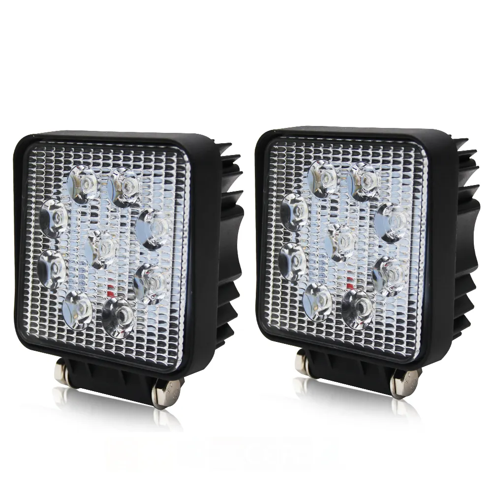 Tractor Truck 12V 24V 27W Work Forklift 4.3インチLed Trailer Lights、27W Truck Headlight