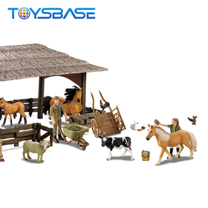 ชุดของเล่นจำลองสัตว์เลี้ยงในฟาร์มพลาสติกสำหรับเด็ก - Product Image 3