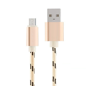 Cabeza de Metal trenzado cable micro usb <span class=keywords><strong>comprar</strong></span> directamente del fabricante de porcelana - Product Image 1