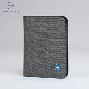 trifold leather wallet Bag with Moroccan Leather custom famous brand Blu Flut designer liesure ecofriendly price
