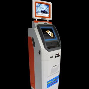 Doble pantalla autoservicio pantalla táctil ATM estilo Bitcoin kiosco - Product Image 1