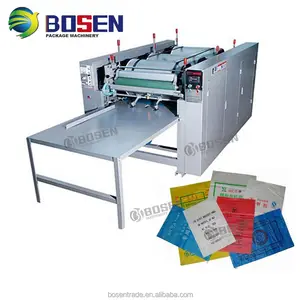 Best Sale Printer Pp Woven Bag Paper Bag Nonwoven Fabric Bag 4 Color Logo Small Flexo Printing Machine